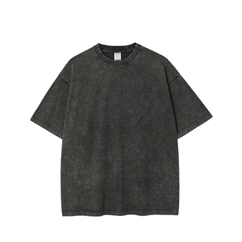 Acid Wash Black Color T-Shirt~ 1 Pcs