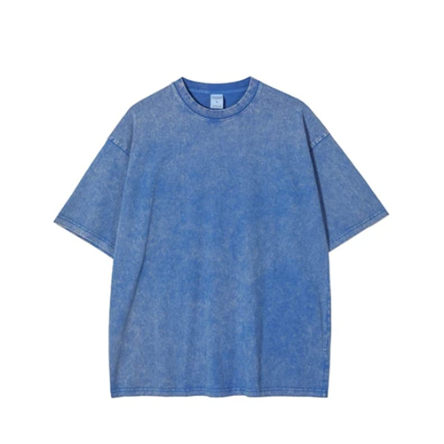 Acid Wash Blue Color T-Shirt~ 1 Pcs