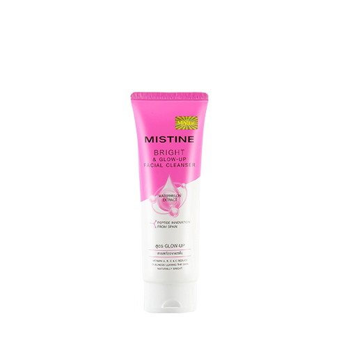 Mistine Bright & Glow Up Facial Cleanser (Watermelon Extract) ~ 100 Gm