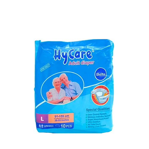 HyCare Adult Belt System Diaper Large Size~10 Pcs