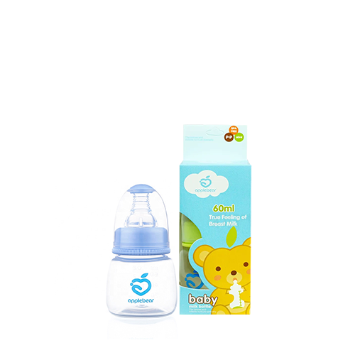 Apple Bear Baby Milk Feeding Bottle~ 60 ml