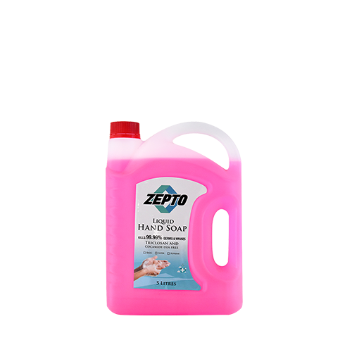 Zepto Handwash Pink Liquid Floral Hand Soap~ 5 Ltr