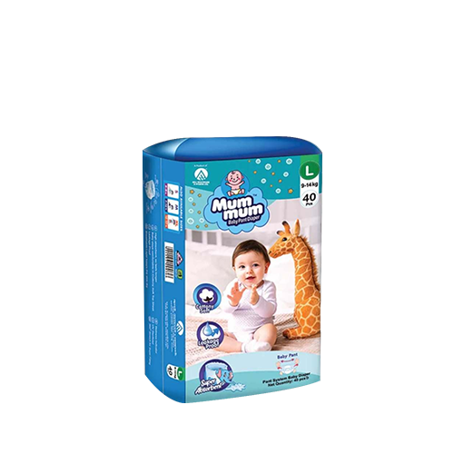 Mum Mum Baby Pant Diaper (Large Size/34 pcs)