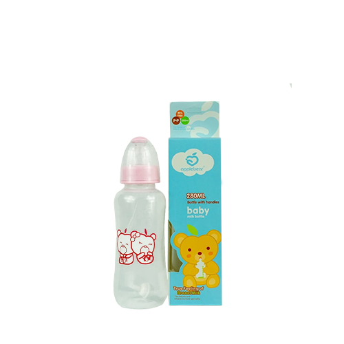 Apple Bear Baby Milk Bottle~ 280 ml