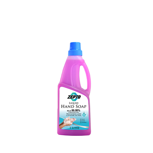 Zepto Handwash Pink Liquid Floral Hand Soap~ 1 Ltr