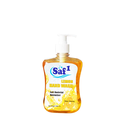 Saf1 Anti Bacterial Lemon Hand Wash~ 500 ML