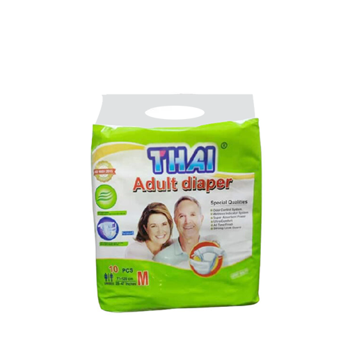 Thai Adult Belt System Diaper Medium Size~10 Pcs