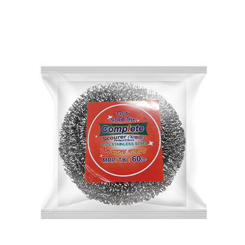 Complete Stainless Steel Big Size Dish Scourers (Majhoni)~1 Pcs