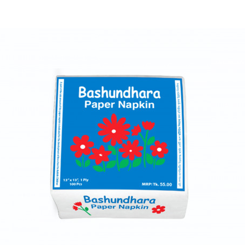 Bashundhara Napkin Tissue~ 100 pcs X 1 ply