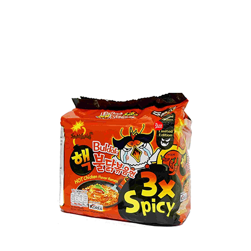 Buldak Hot Chicken Flavour Ramen~700 Gm (140Gm x 5 Pack)