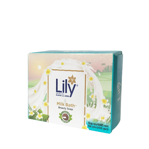 Lily Milk Bath Beauty Soap~ 100 Gm