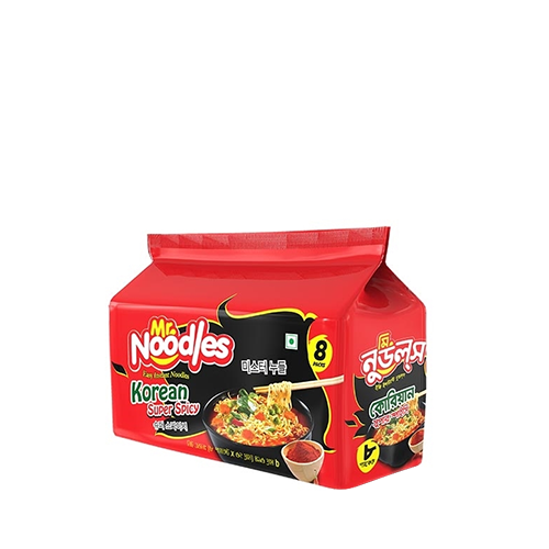 Mr. Noodles Korean Super Spicy~ 8 Pcs