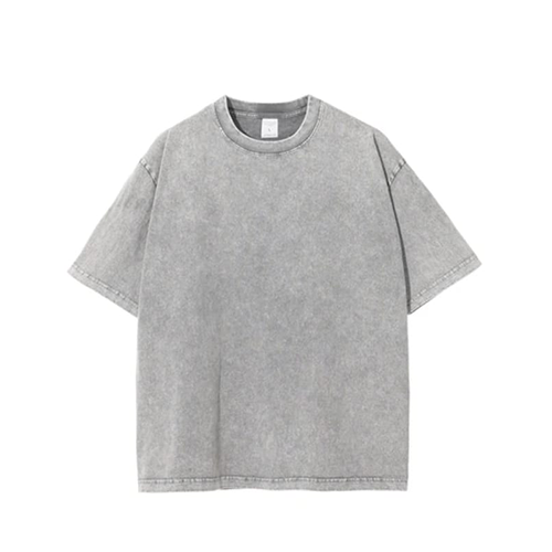 Acid Wash Gray Color T-Shirt~ 1 Pcs