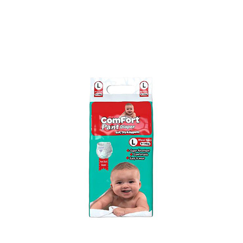 Comfort Pant Style Baby Diaper Large Size (9-14 kg)~34 Pcs