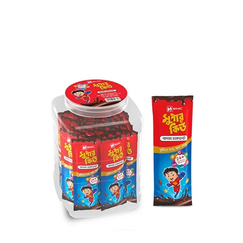 SMC Super Kid Badam Chocolate (40 Sachets/ Per Pcs 15 Gm)~1 Jar